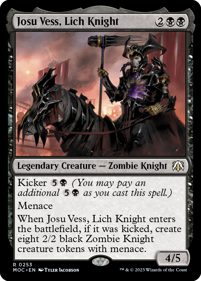 Josu Vess, Lich Knight [March of the Machine Commander] | North Game Den