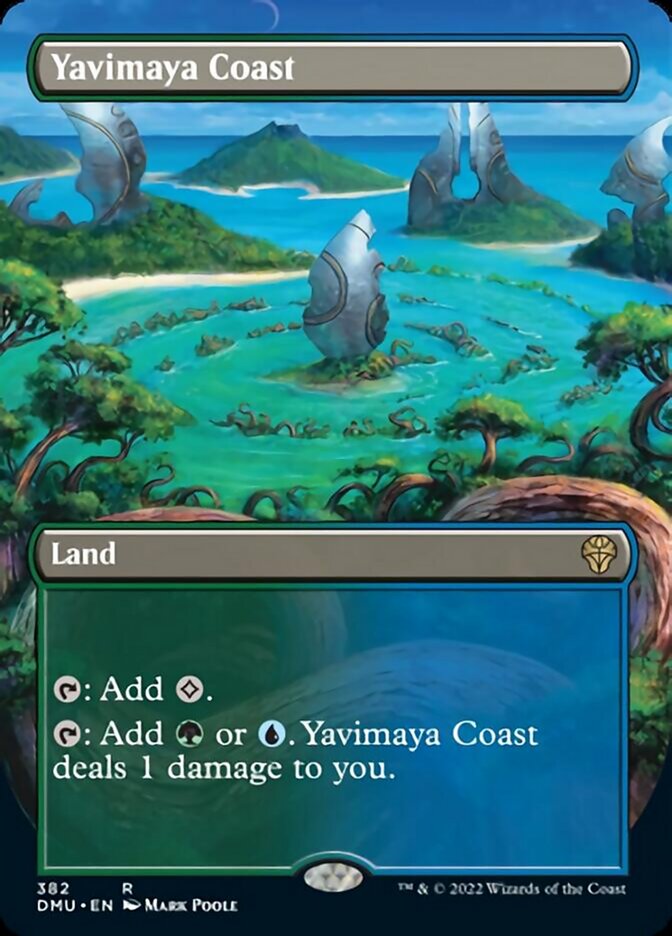 Yavimaya Coast (Borderless Alternate Art) [Dominaria United] | North Game Den