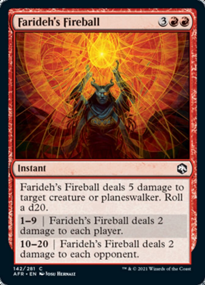 Farideh's Fireball [Dungeons & Dragons: Adventures in the Forgotten Realms] | North Game Den