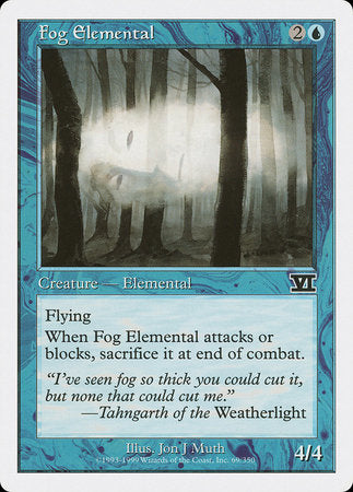 Fog Elemental [Classic Sixth Edition] | North Game Den