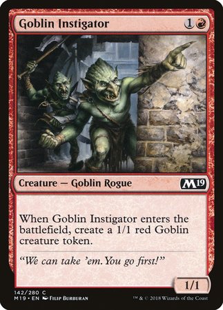 Goblin Instigator [Core Set 2019] | North Game Den