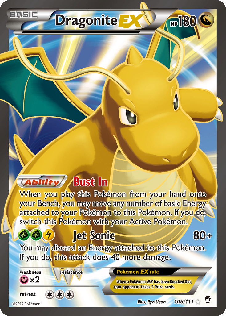 Dragonite EX (108/111) [XY: Furious Fists] | North Game Den