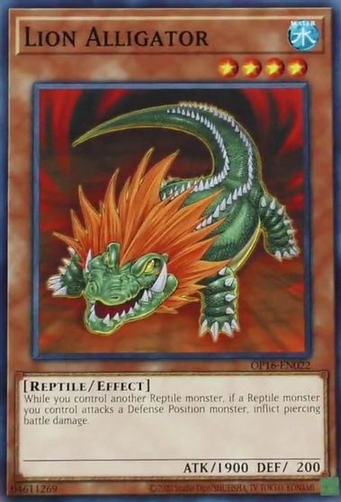 Lion Alligator [OP16-EN022] Common | North Game Den