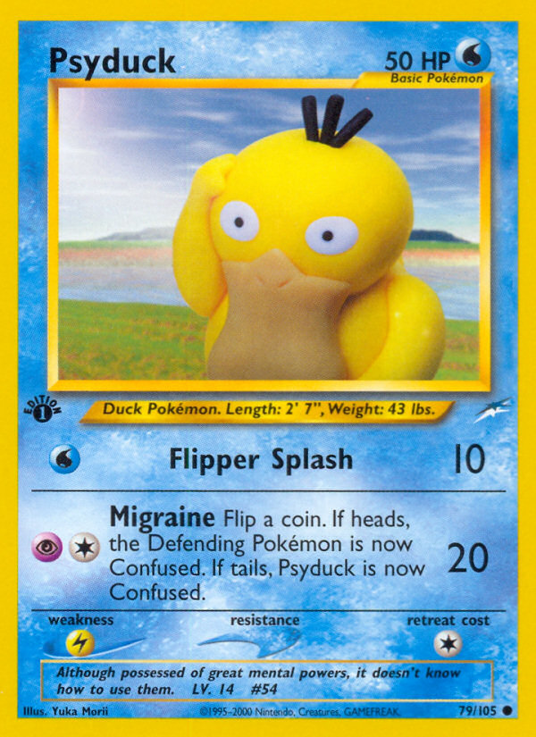 Psyduck (79/105) [Neo Destiny 1st Edition] | North Game Den