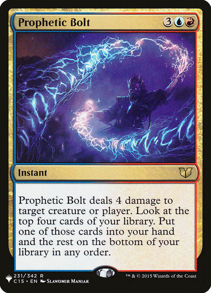 Prophetic Bolt [Mystery Booster] | North Game Den