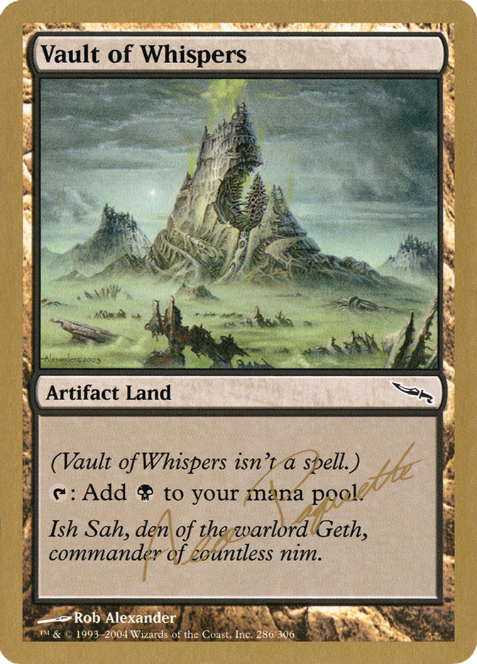 Vault of Whispers (Aeo Paquette) [World Championship Decks 2004] | North Game Den