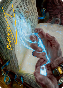 Mystic Redaction Art Card (Gold-Stamped Signature) [Modern Horizons 2 Art Series] | North Game Den