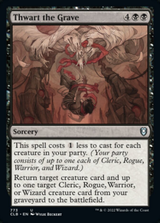 Thwart the Grave [Commander Legends: Battle for Baldur's Gate] | North Game Den