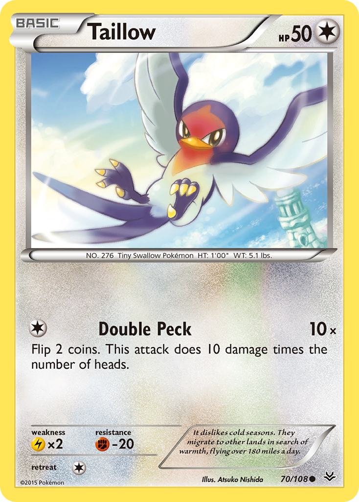 Taillow (70/108) [XY: Roaring Skies] | North Game Den