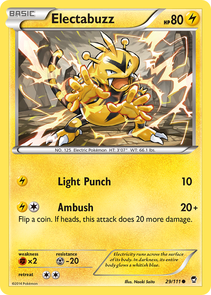 Electabuzz (29/111) [XY: Furious Fists] | North Game Den