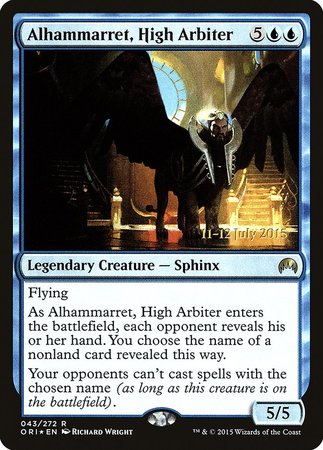 Alhammarret, High Arbiter [Magic Origins Promos] | North Game Den