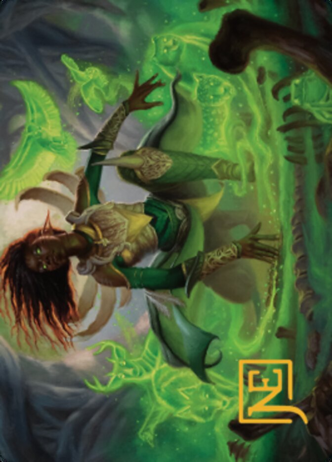 Fauna Shaman Art Card (Gold-Stamped Signature) [The Brothers' War Art Series] | North Game Den