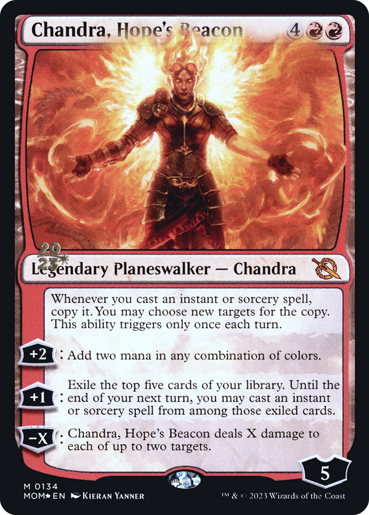 Chandra, Hope's Beacon [March of the Machine Prerelease Promos] | North Game Den