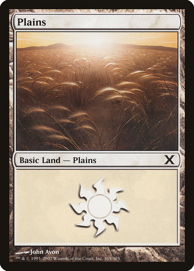 Plains (365) [Tenth Edition] | North Game Den