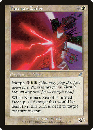Karona's Zealot [Scourge] | North Game Den
