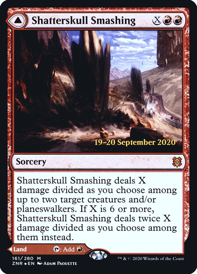 Shatterskull Smashing // Shatterskull, the Hammer Pass  [Zendikar Rising Prerelease Promos] | North Game Den