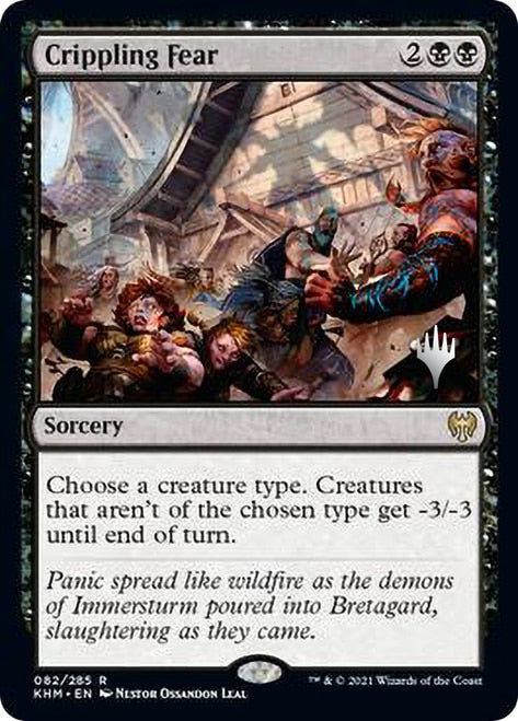 Crippling Fear [Kaldheim Promo Pack] | North Game Den