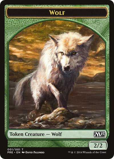 Wolf Token [Prerelease Cards] | North Game Den