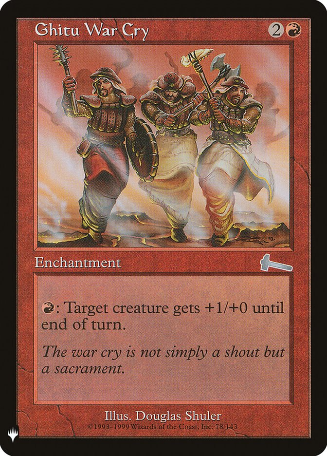 Ghitu War Cry [Mystery Booster] | North Game Den