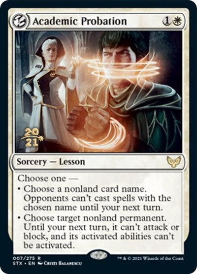 Academic Probation [Strixhaven: School of Mages Prerelease Promos] | North Game Den