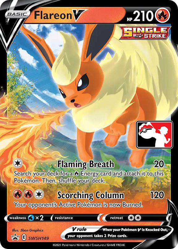 Flareon V (SWSH149) [Prize Pack Series One] | North Game Den