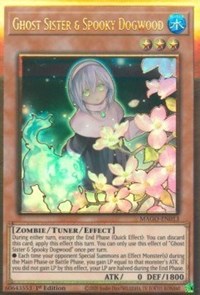 Ghost Sister & Spooky Dogwood (Alternate Art) [MAGO-EN013] Gold Rare | North Game Den