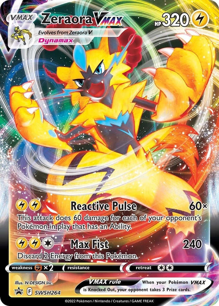 Zeraora VMAX (SWSH264) [Sword & Shield: Black Star Promos] | North Game Den