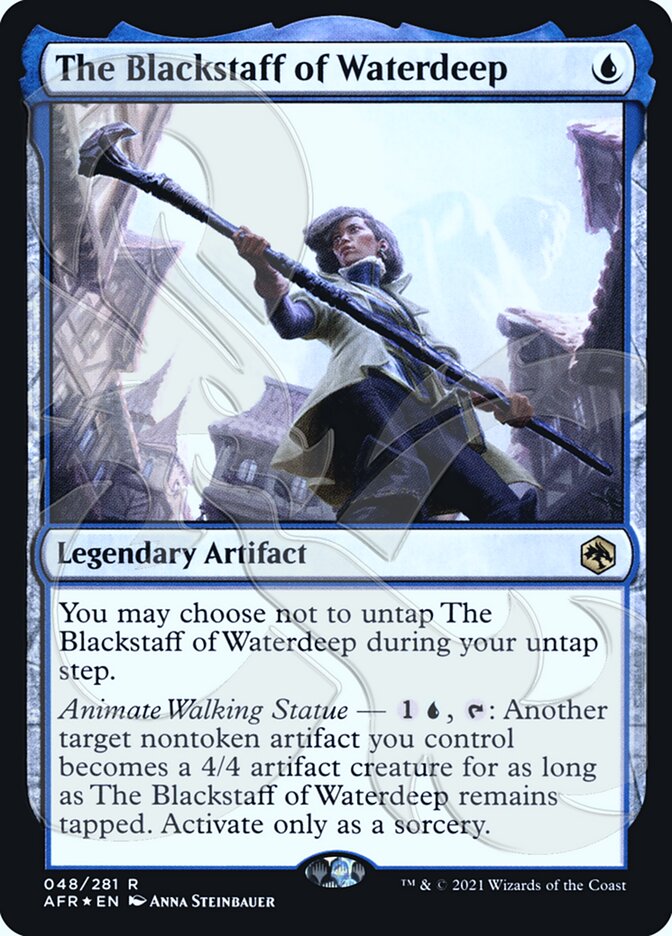The Blackstaff of Waterdeep (Ampersand Promo) [Dungeons & Dragons: Adventures in the Forgotten Realms Promos] | North Game Den