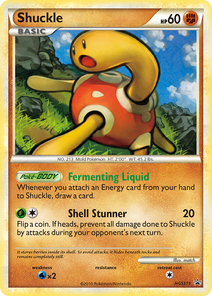 Shuckle (HGSS15) [HeartGold & SoulSilver: Black Star Promos] | North Game Den