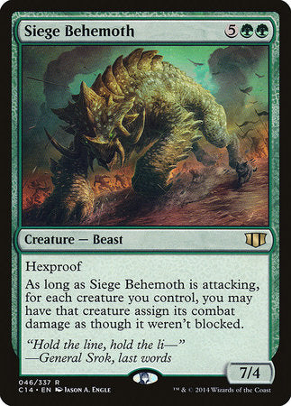 Siege Behemoth [Commander 2014] | North Game Den