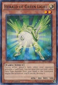Herald of Green Light (Shatterfoil) [BP03-EN022] Common | North Game Den