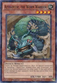 Aztekipede, the Worm Warrior (Shatterfoil) [BP03-EN041] Rare | North Game Den