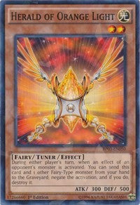 Herald of Orange Light (Shatterfoil) [BP03-EN050] Shatterfoil Rare | North Game Den