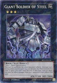 Giant Soldier of Steel (Shatterfoil) [BP03-EN126] Rare | North Game Den