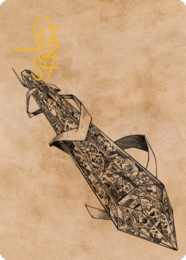 Stonespeaker Crystal Art Card (Gold-Stamped Signature) [Commander Legends: Battle for Baldur's Gate Art Series] | North Game Den