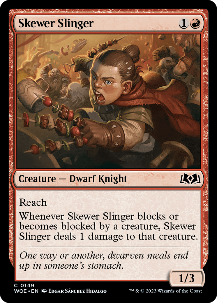 Skewer Slinger [Wilds of Eldraine] | North Game Den