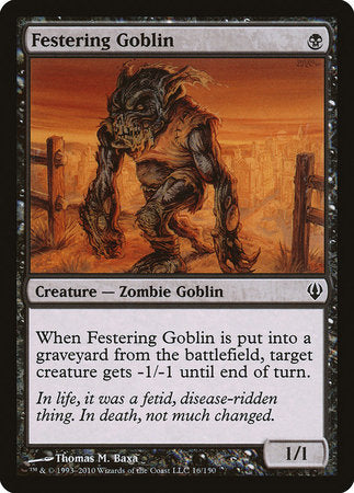 Festering Goblin [Archenemy] | North Game Den