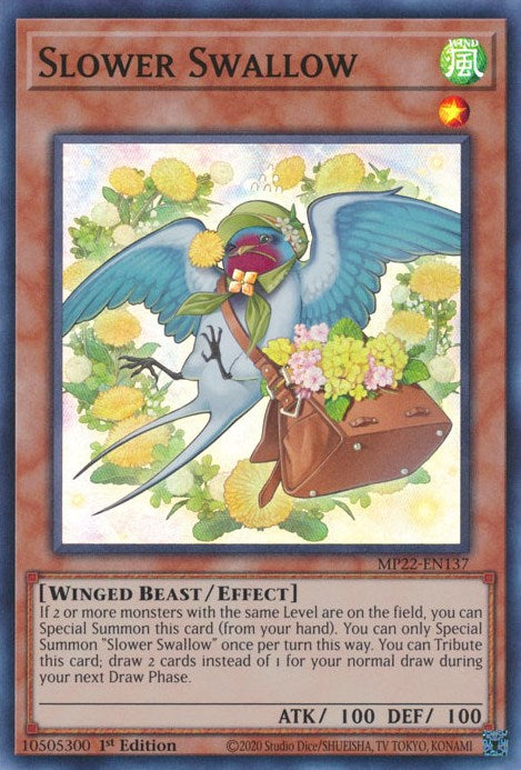 Slower Swallow [MP22-EN137] Super Rare | North Game Den
