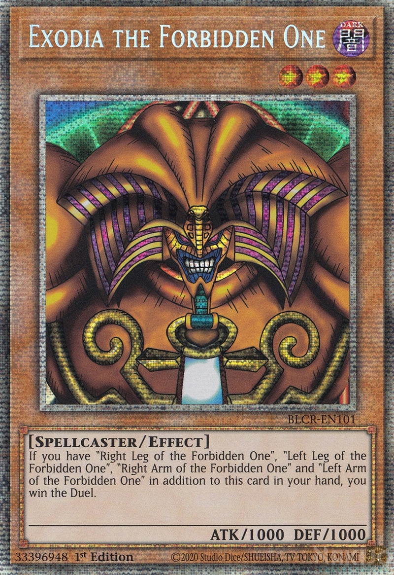 Exodia the Forbidden One [BLCR-EN101] Starlight Rare | North Game Den