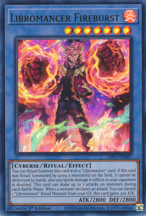 Libromancer Fireburst [DIFO-EN087] Ultra Rare | North Game Den