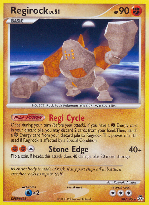 Regirock (38/146) [Diamond & Pearl: Legends Awakened] | North Game Den