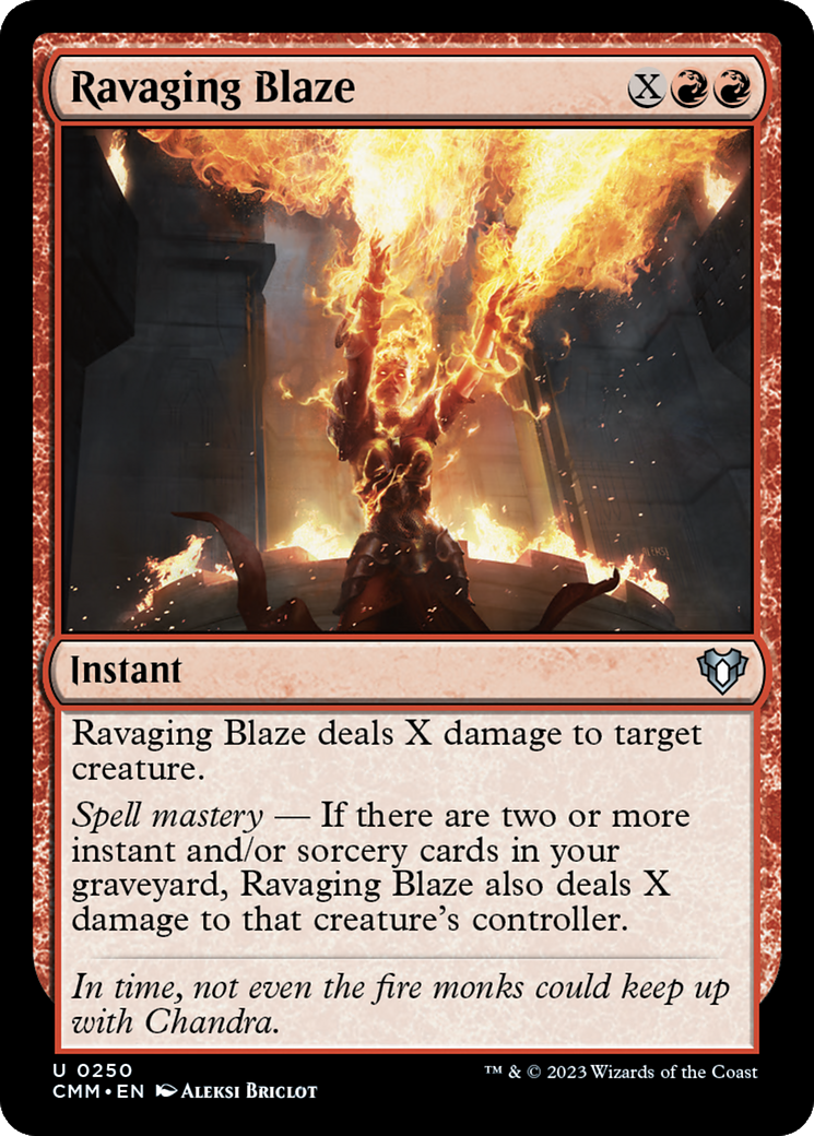 Ravaging Blaze [Commander Masters] | North Game Den
