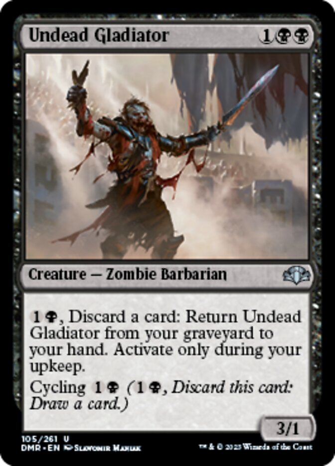 Undead Gladiator [Dominaria Remastered] | North Game Den