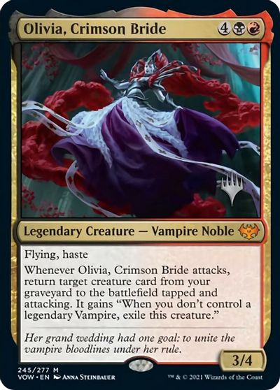 Olivia, Crimson Bride (Promo Pack) [Innistrad: Crimson Vow Promo Pack] | North Game Den