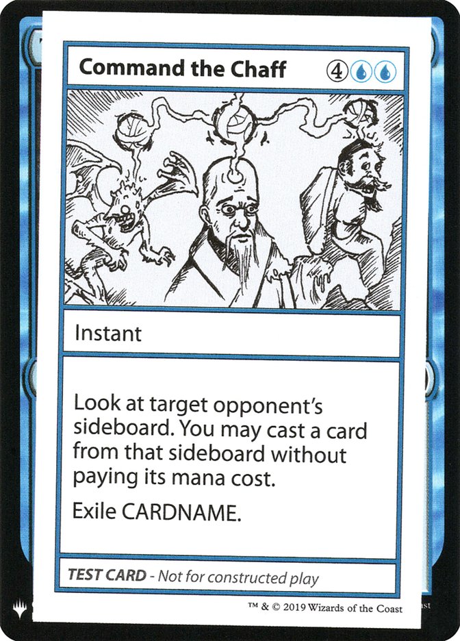 Command the Chaff [Mystery Booster Playtest Cards] | North Game Den