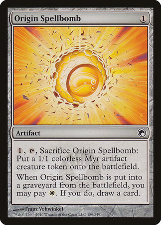 Origin Spellbomb [Scars of Mirrodin] | North Game Den