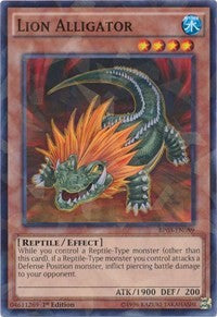 Lion Alligator (Shatterfoil) [BP03-EN089] Rare | North Game Den