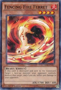 Fencing Fire Ferret (Shatterfoil) [BP03-EN107] Rare | North Game Den