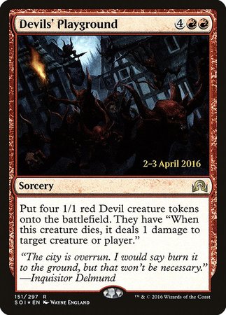 Devils' Playground [Shadows over Innistrad Promos] | North Game Den