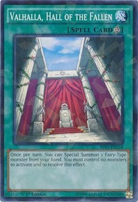 Valhalla, Hall of the Fallen (Shatterfoil) [BP03-EN154] Common | North Game Den